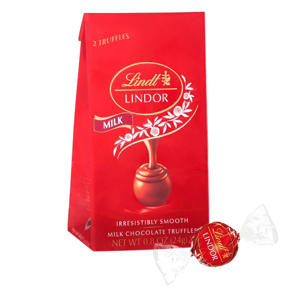 Lindt Lindor Milk Chocolate Truffles, 2-pc Pack.