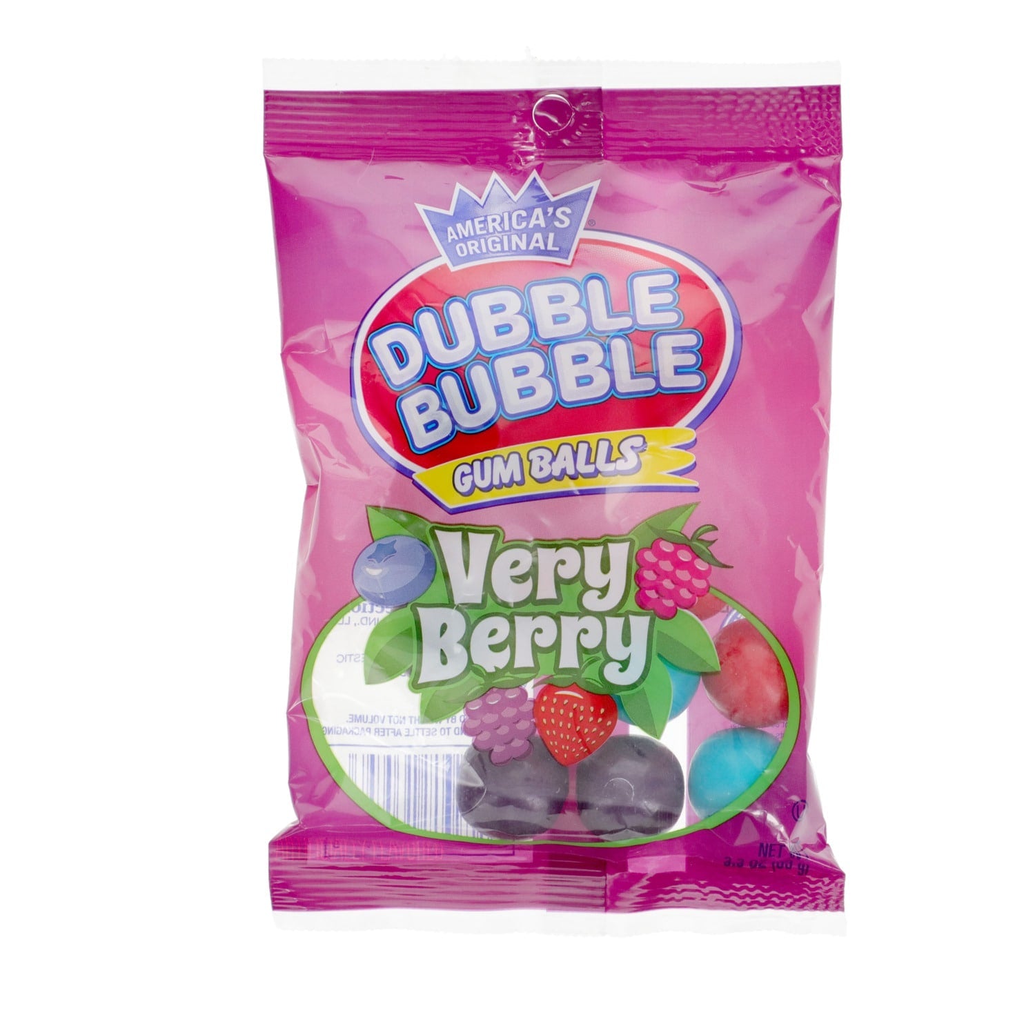 Dubble Bubble Very Berry-Flavored Gum Balls, 1-ct.
