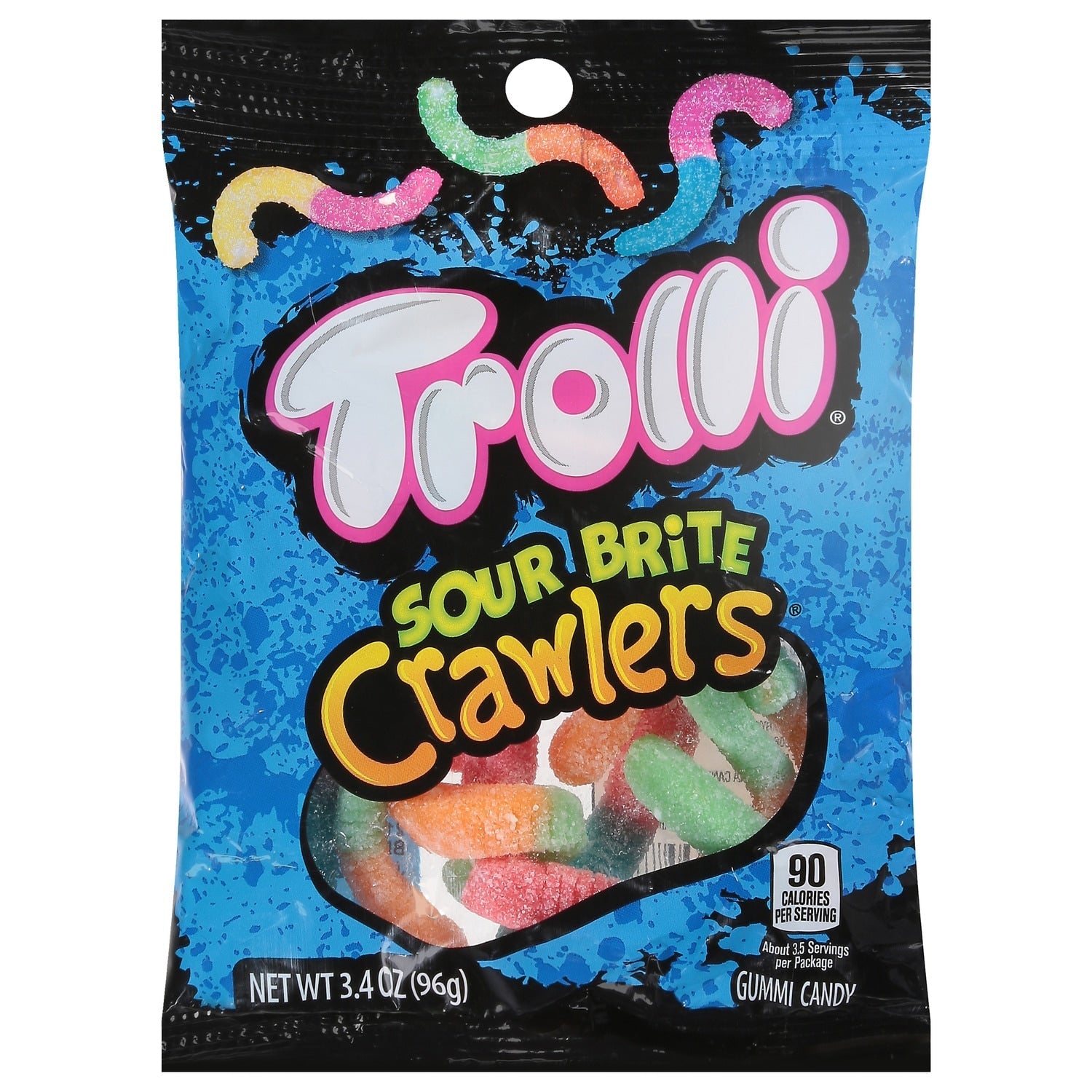 Trolli Sour Brite Crawlers, 3.4 oz. Bag
