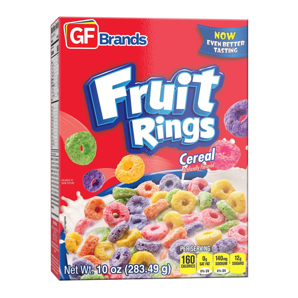 GF Brands Fruit Rings Cereal, 1-ct.