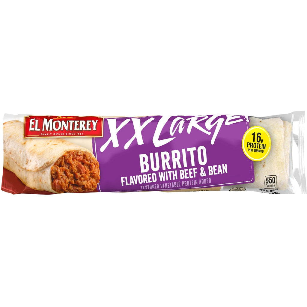 Ruiz El Monterey XX Large Beef &amp; Bean Burrito 8 oz