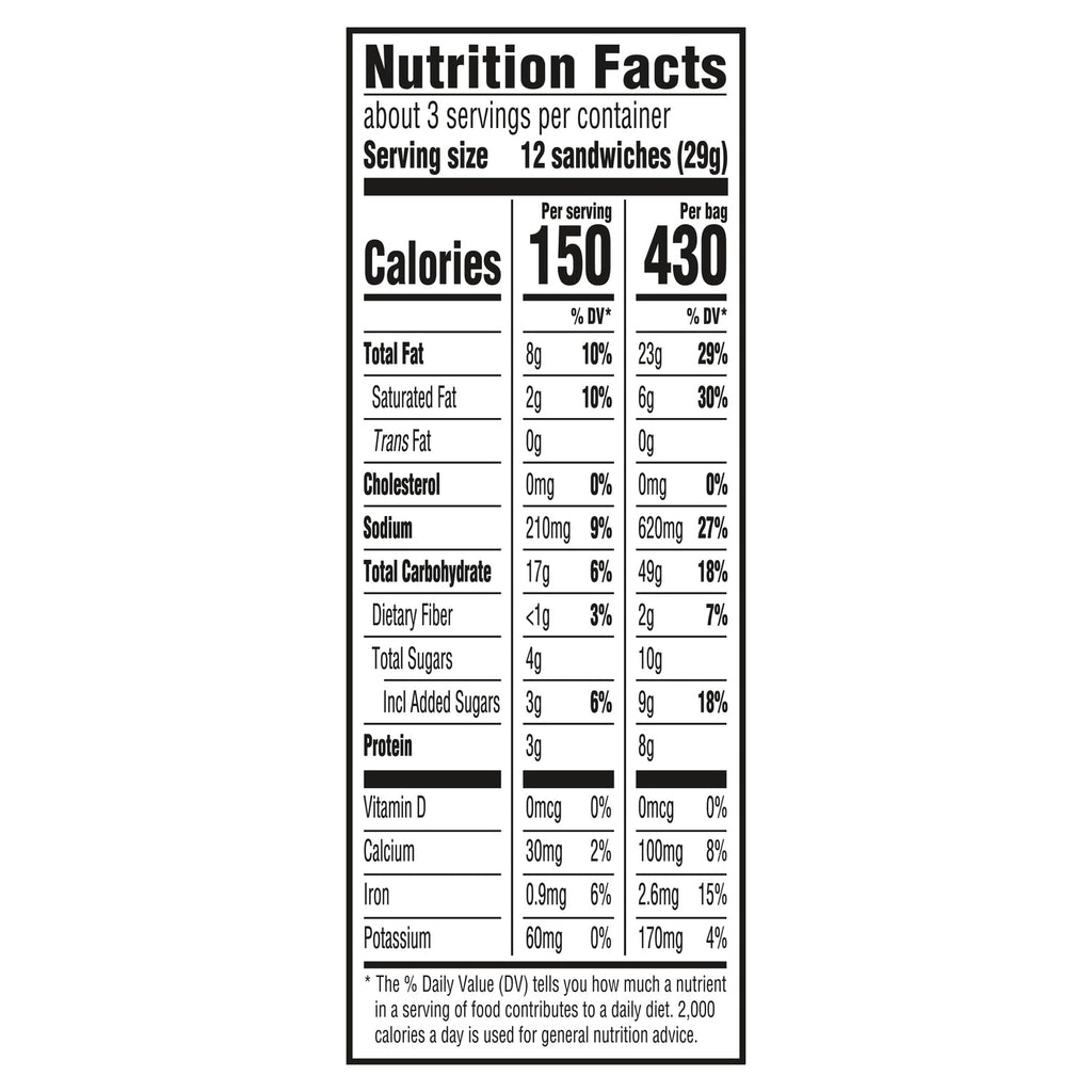 Nabisco Ritz Bits Peanut Butter Cracker Sandwiches, 3-oz.