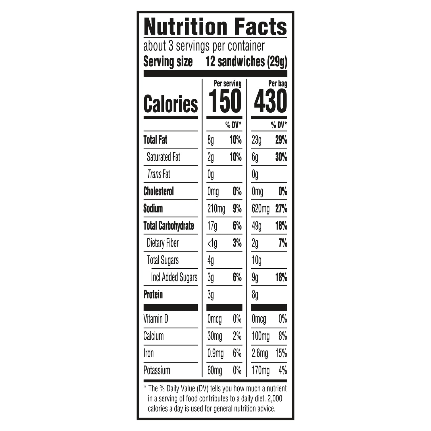 Nabisco Ritz Bits Peanut Butter Cracker Sandwiches, 3-oz.