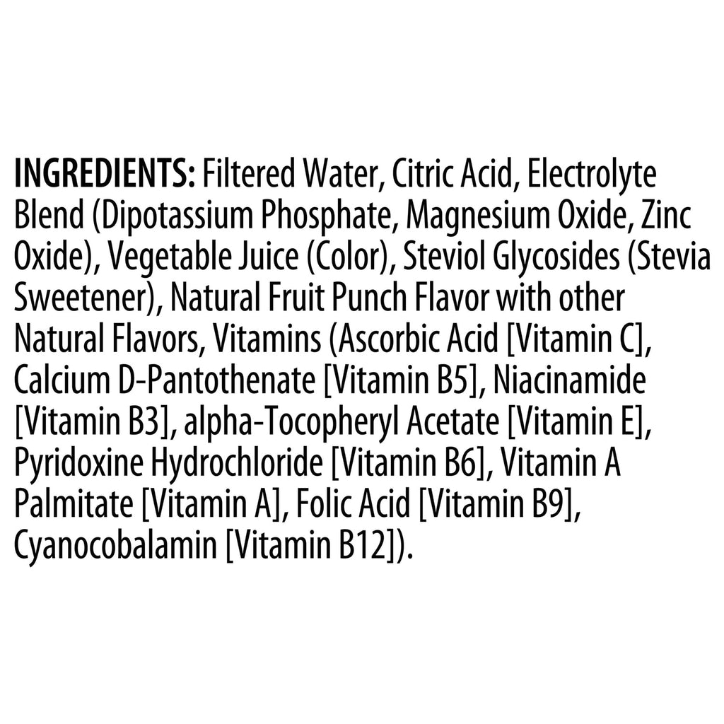 BODYARMOR Zero Sugar Fruit Punch Sports Drink, 16 fl oz Bottle