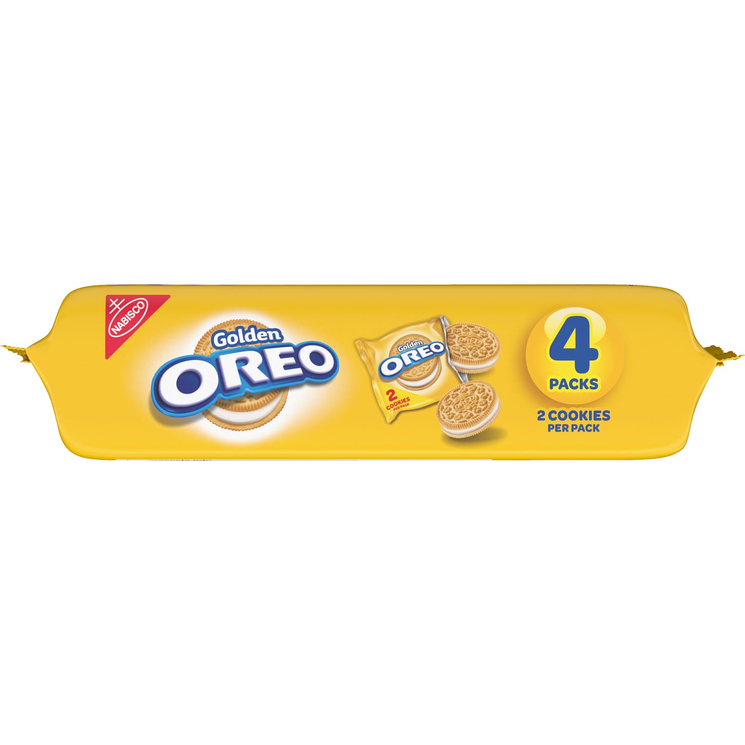Nabisco Golden Oreo Sandwich Cookies, 3.12 oz.