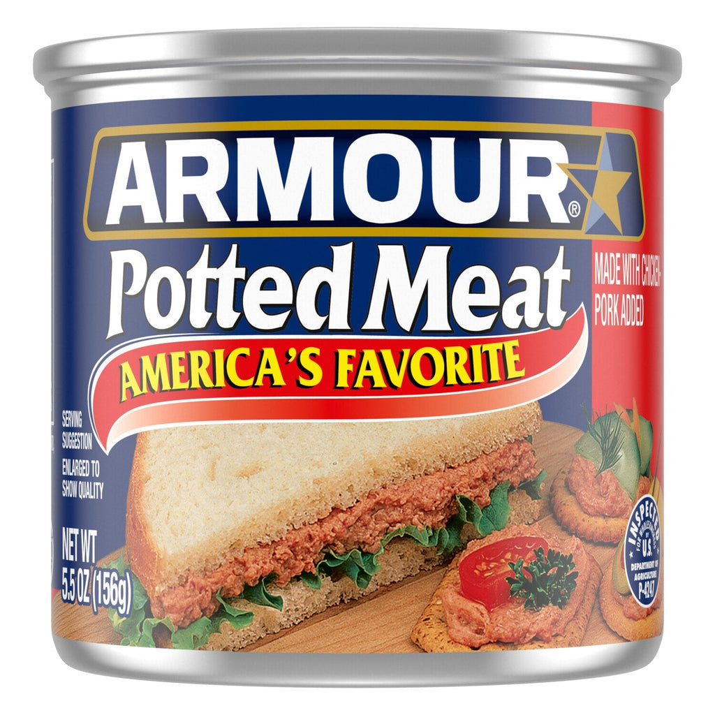 Armour Star Potted Meat, Canned Meat, 5.5 oz.
