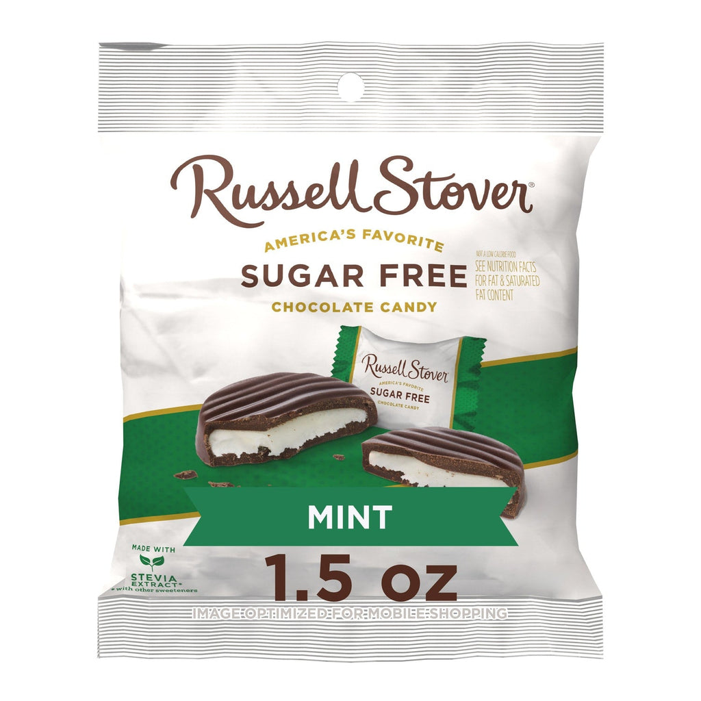 Russell Stover Sugar Free Mint Chocolate Candy, 1-ct.