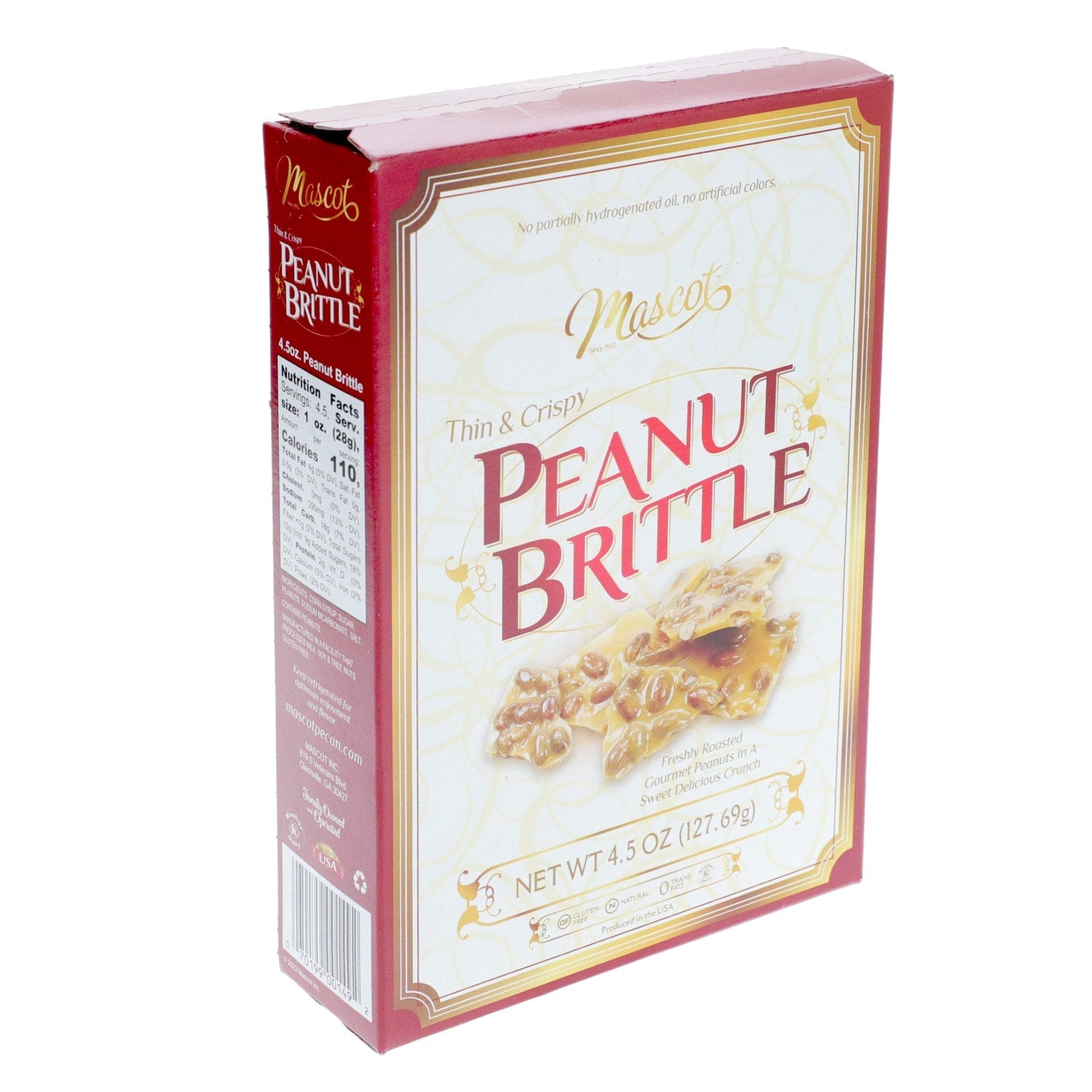 Mascot Peanut Brittle, 4.5 oz.