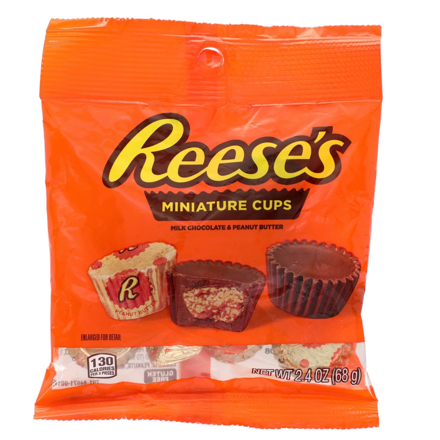 Reese's Milk Chocolate And Peanut Butter Miniature Cups, 1-ct.