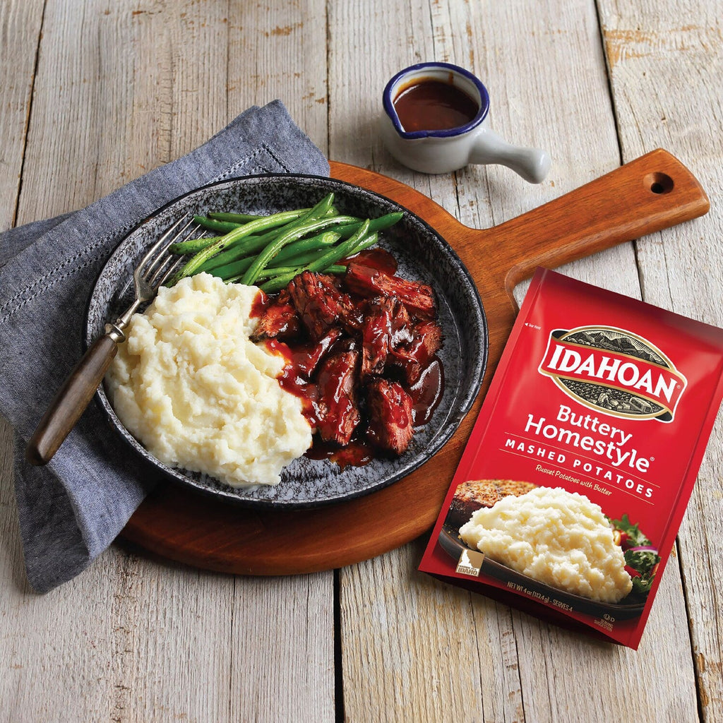Idahoan Buttery Homestyle Mashed Potatoes, 4-oz. Pouch