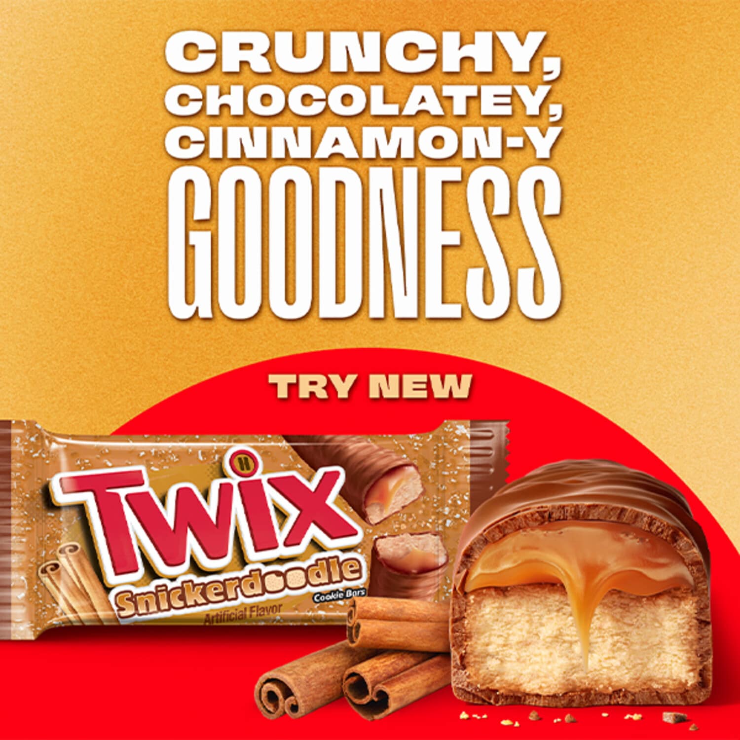 Twix Snickerdoodle Chocolate Candy Bar, 2-pc Pack.