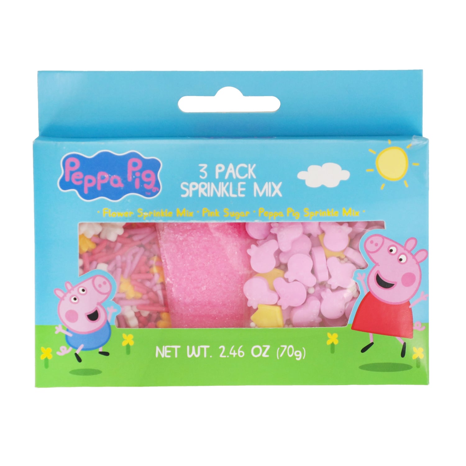 Peppa Pig Sprinkle Mix, 3-pc Pack.