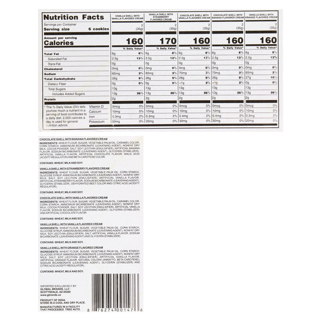 Minees Sandwich Cookies, 10-ct. Packs