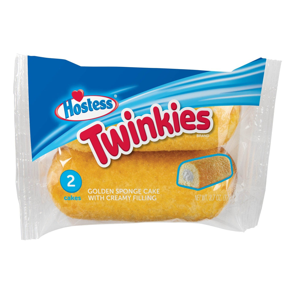Hostess Twinkies Golden Sponge Cakes with Cream Filling, 2 pk.