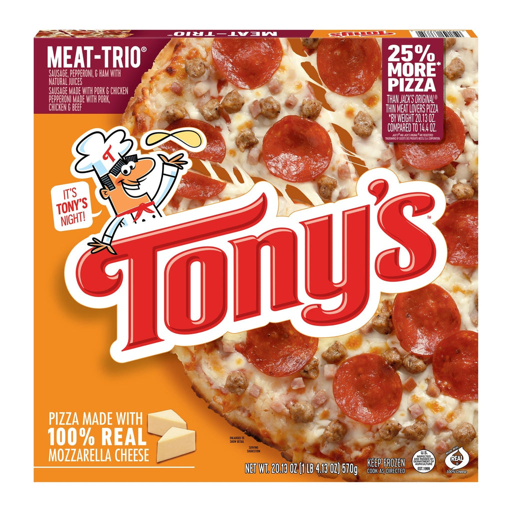 Tony's Pizzeria Style Crust Frozen Pizza - Meat Trio, 1 ct.