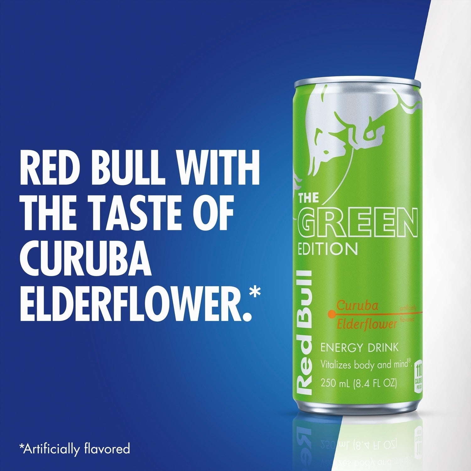 Red Bull Green Edition Energy Drink, Curuba Elderflower, 12 fl. oz. Can, 114mg Caffeine