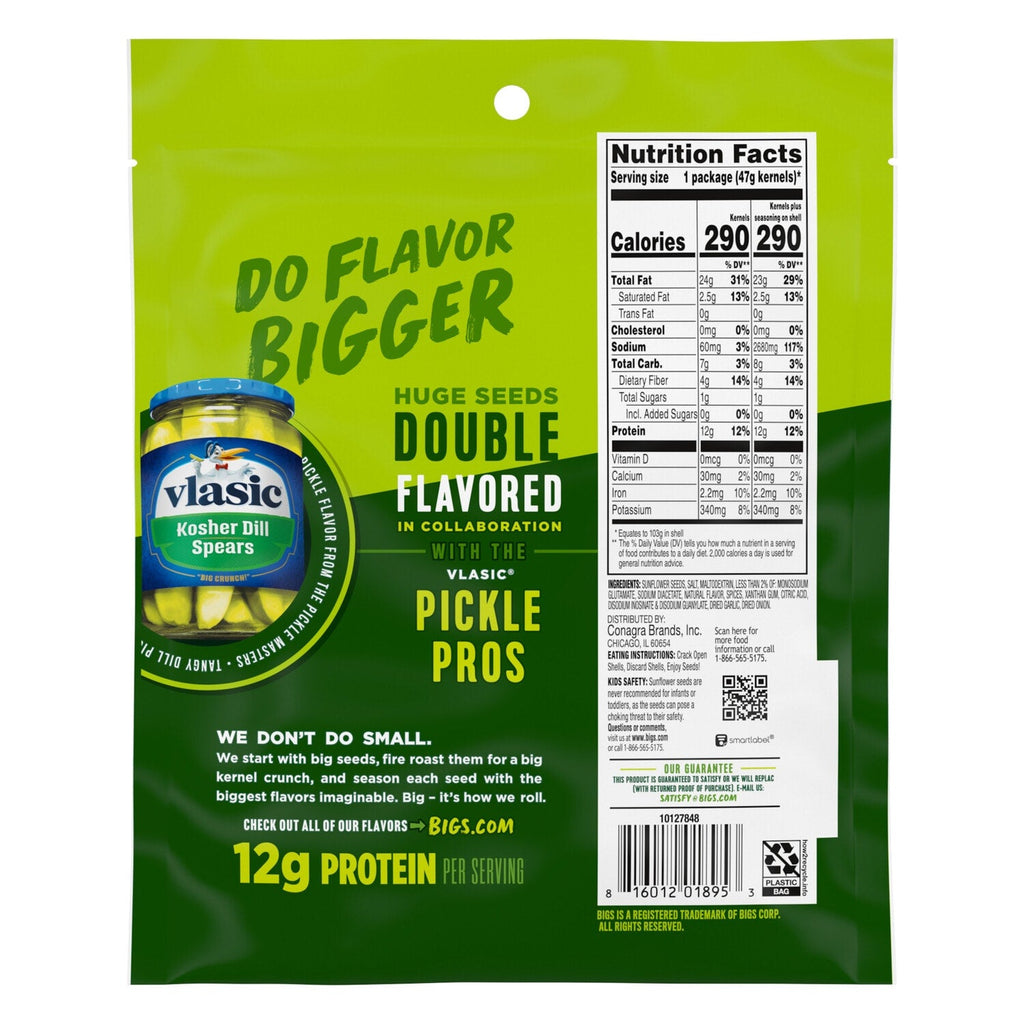 Bigs Dill Pickle Flavor Sunflower Seeds, 1-ct.