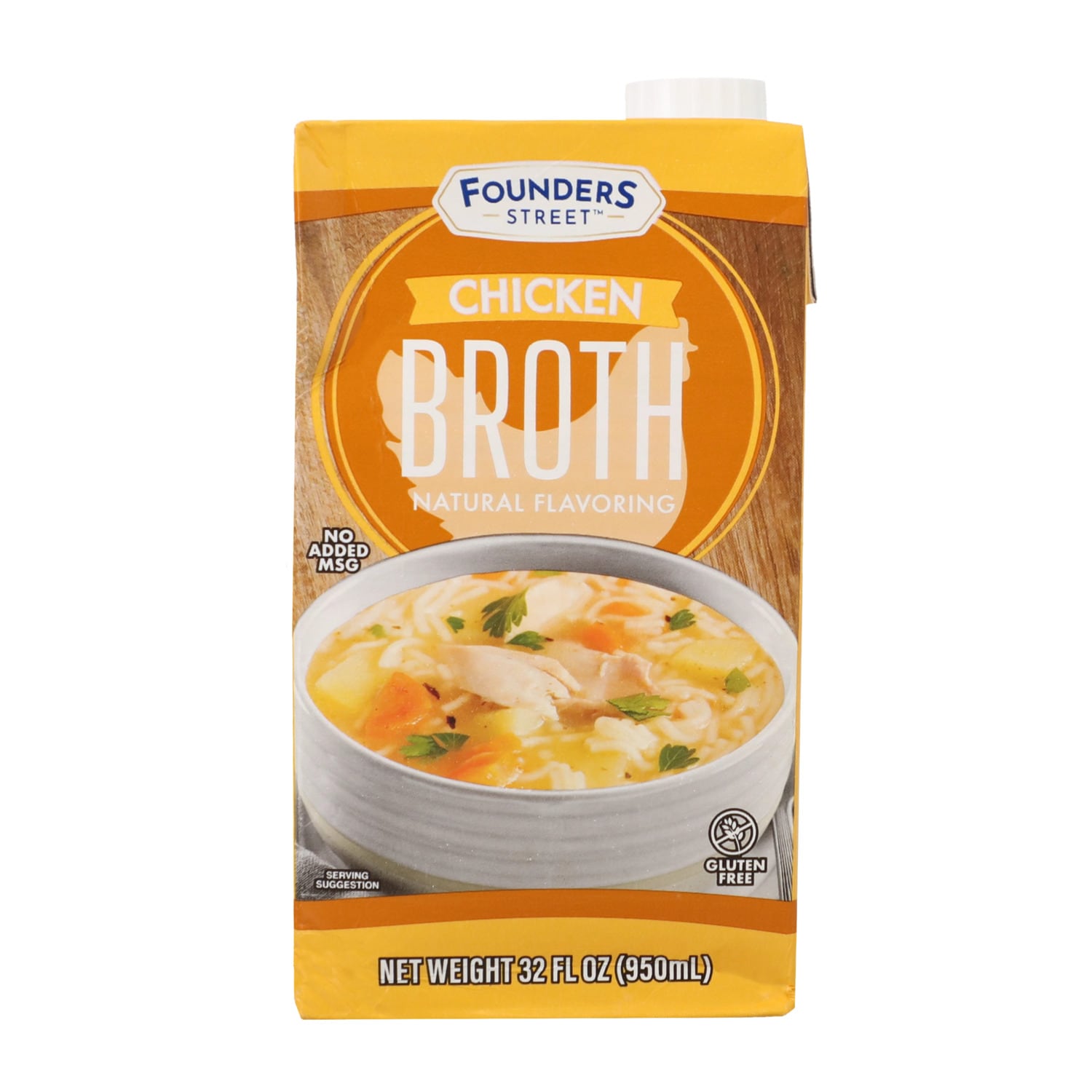 Founder's Street Chicken Broth Tetra Pack, 1-ct.