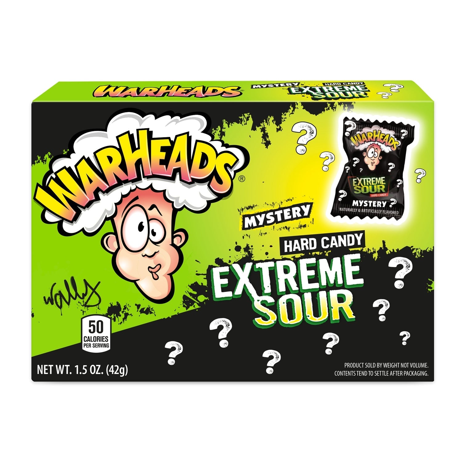 Warheads Extreme Sour Mystery Hard Candy, 1.5 oz.