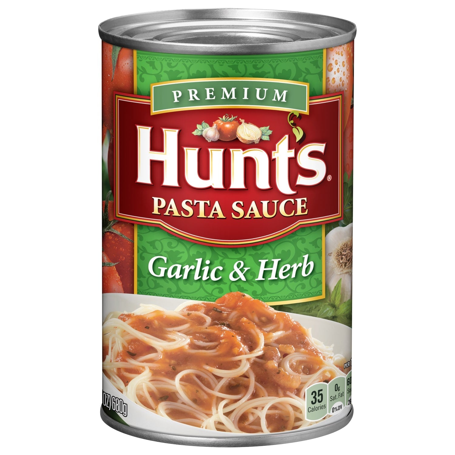 Conagra Brands Hunt's Garlic &amp; Herb Pasta Sauce, 24 oz.