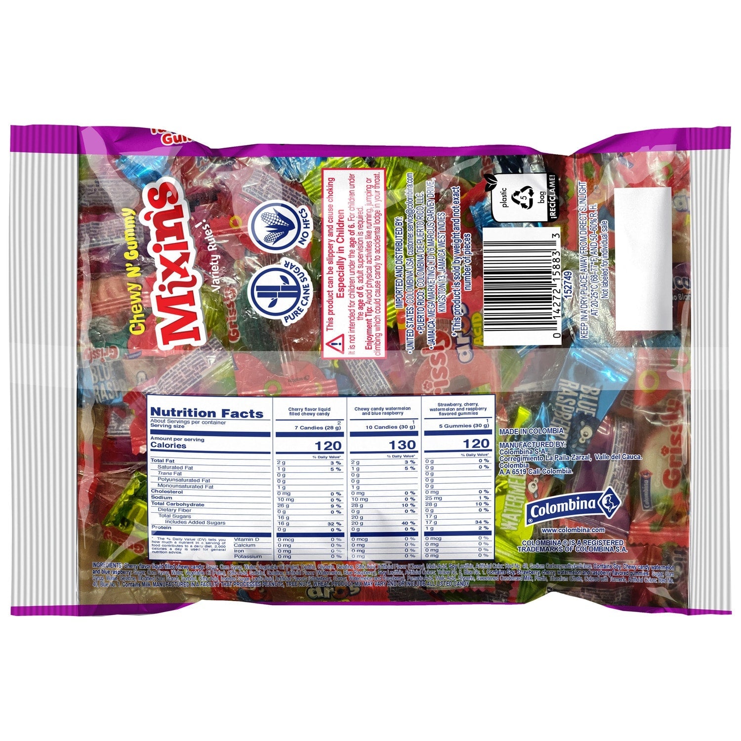 Mixins Chewy and Gummy Trick-or-Treat Candy, 28 ct.