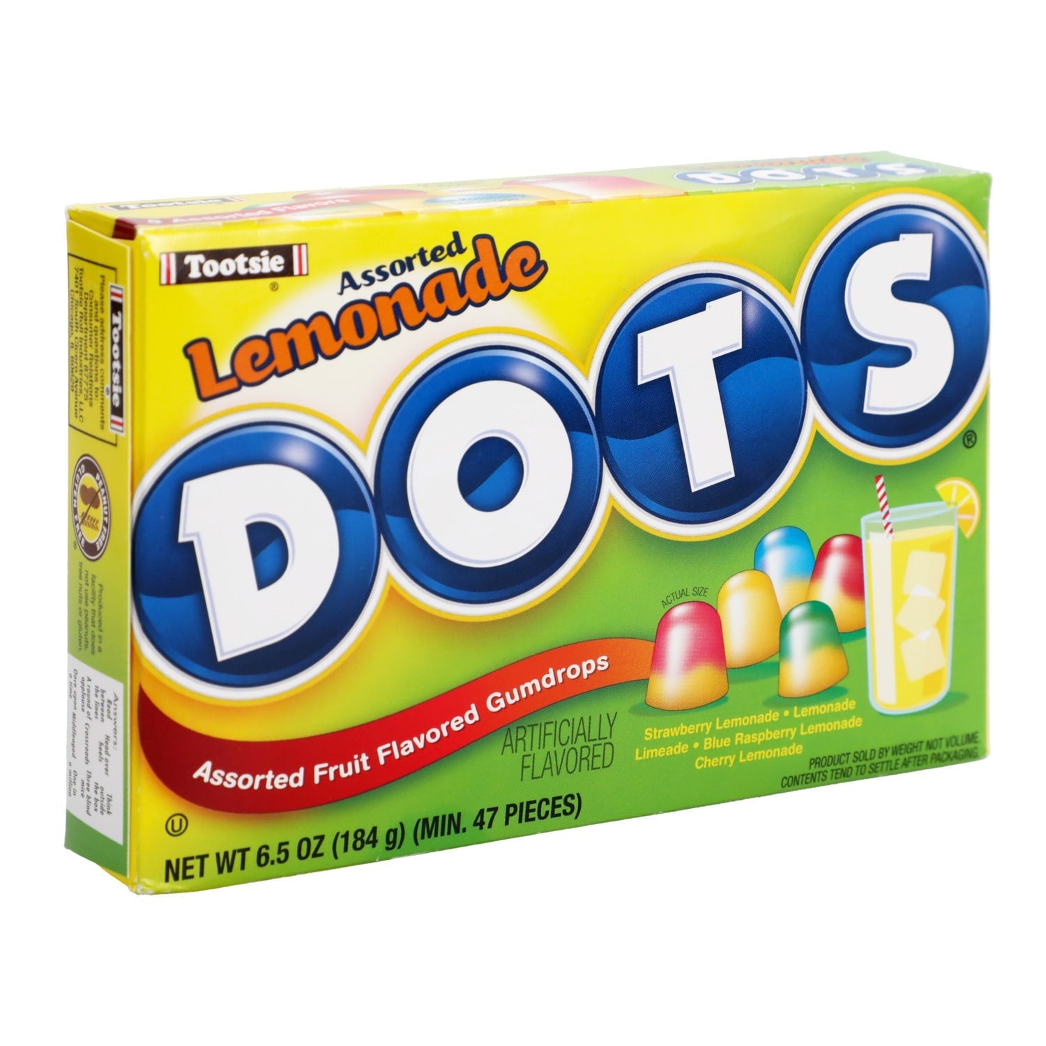 Dots Assorted Lemonade Gummy Candies, 6.5-oz.