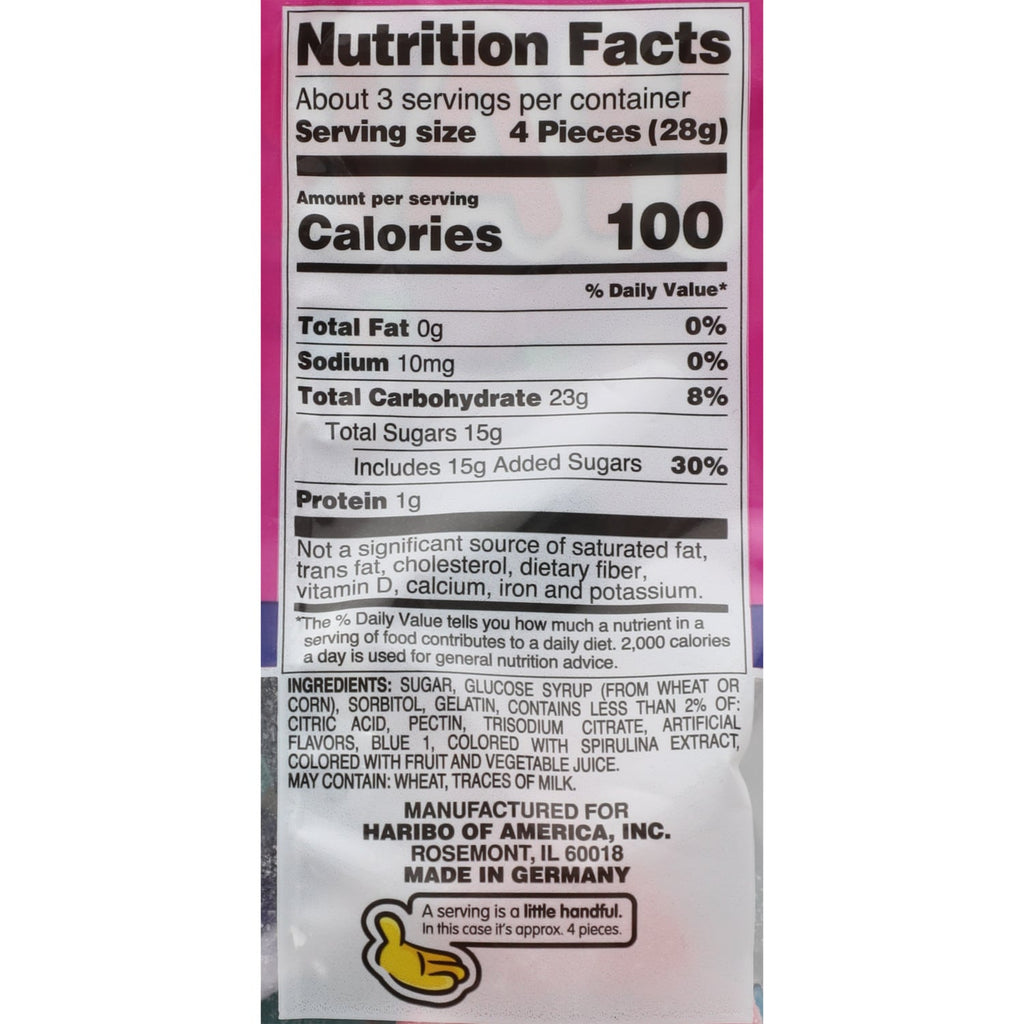 Haribo Berry Clouds Gummi Candies, 3.1-oz.
