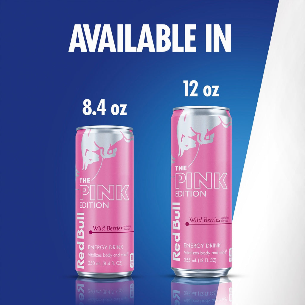 Red Bull Pink Edition Wild Berries Flavored Energy Drink, 1-ct.