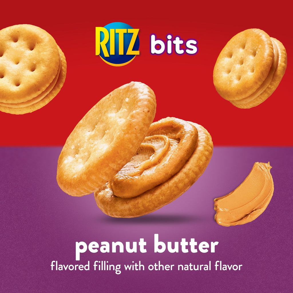 Nabisco Ritz Bits Peanut Butter Cracker Sandwiches, 3-oz.