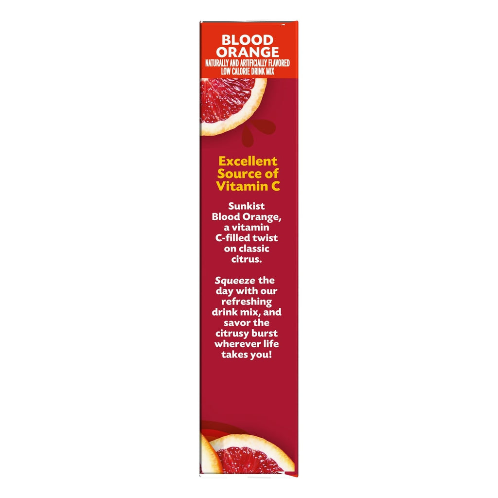 Sunkist Vitamin C Blood Orange Drink Mix, 6-ct. Box