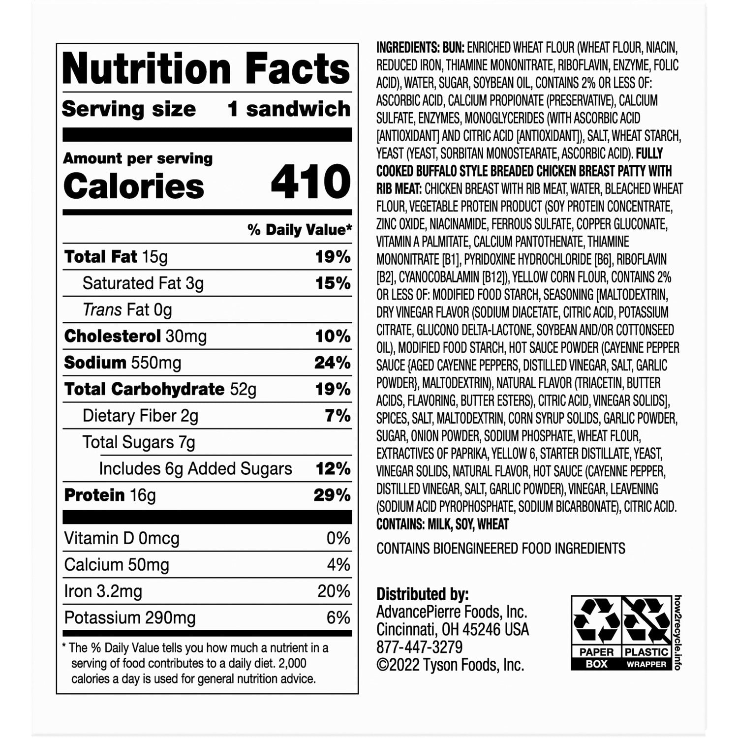 Fast Bites Frozen Spicy Breaded Chicken Sandwich, 5 oz.