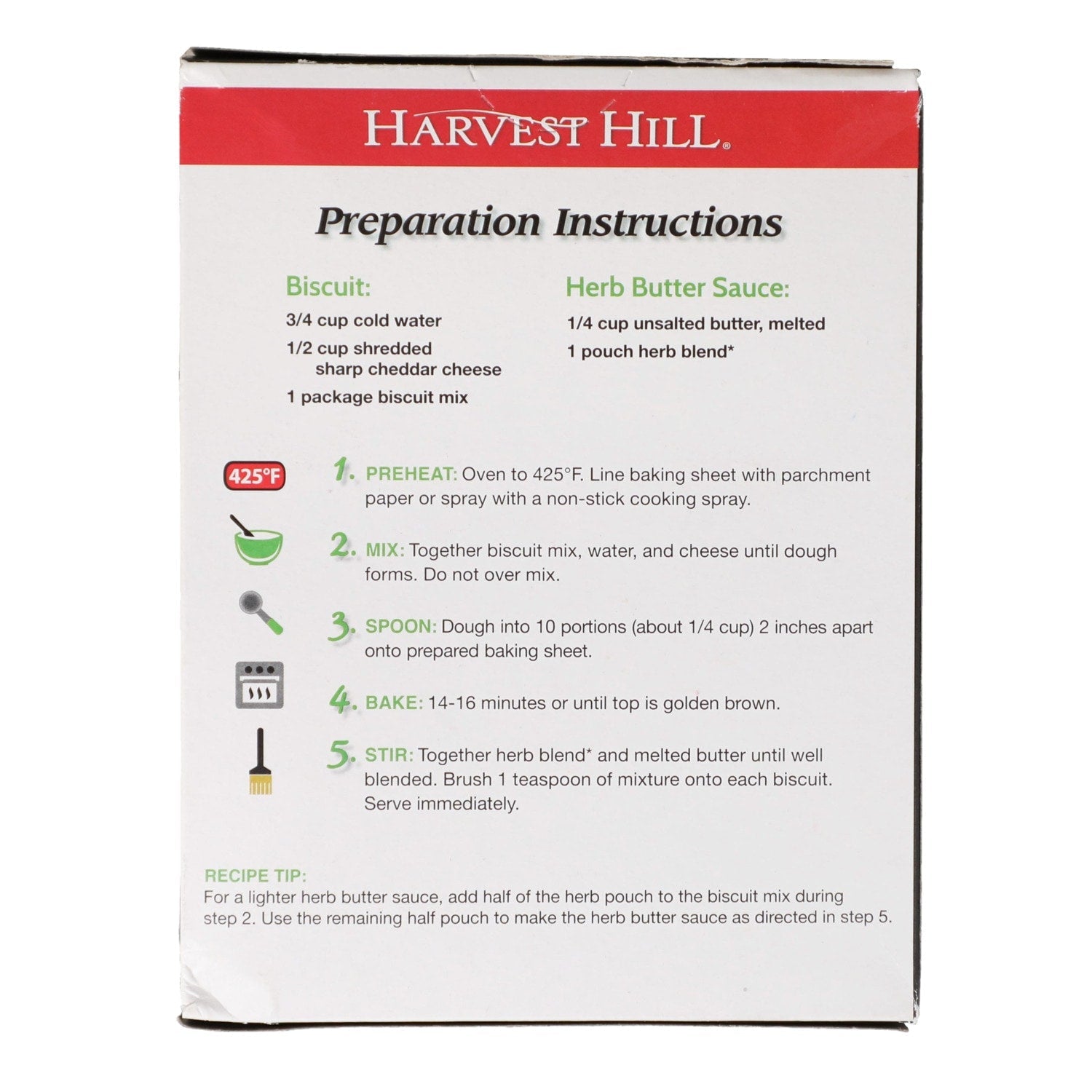 Harvest Hill Garlic Herb Biscuit Mix, 8.5 oz.