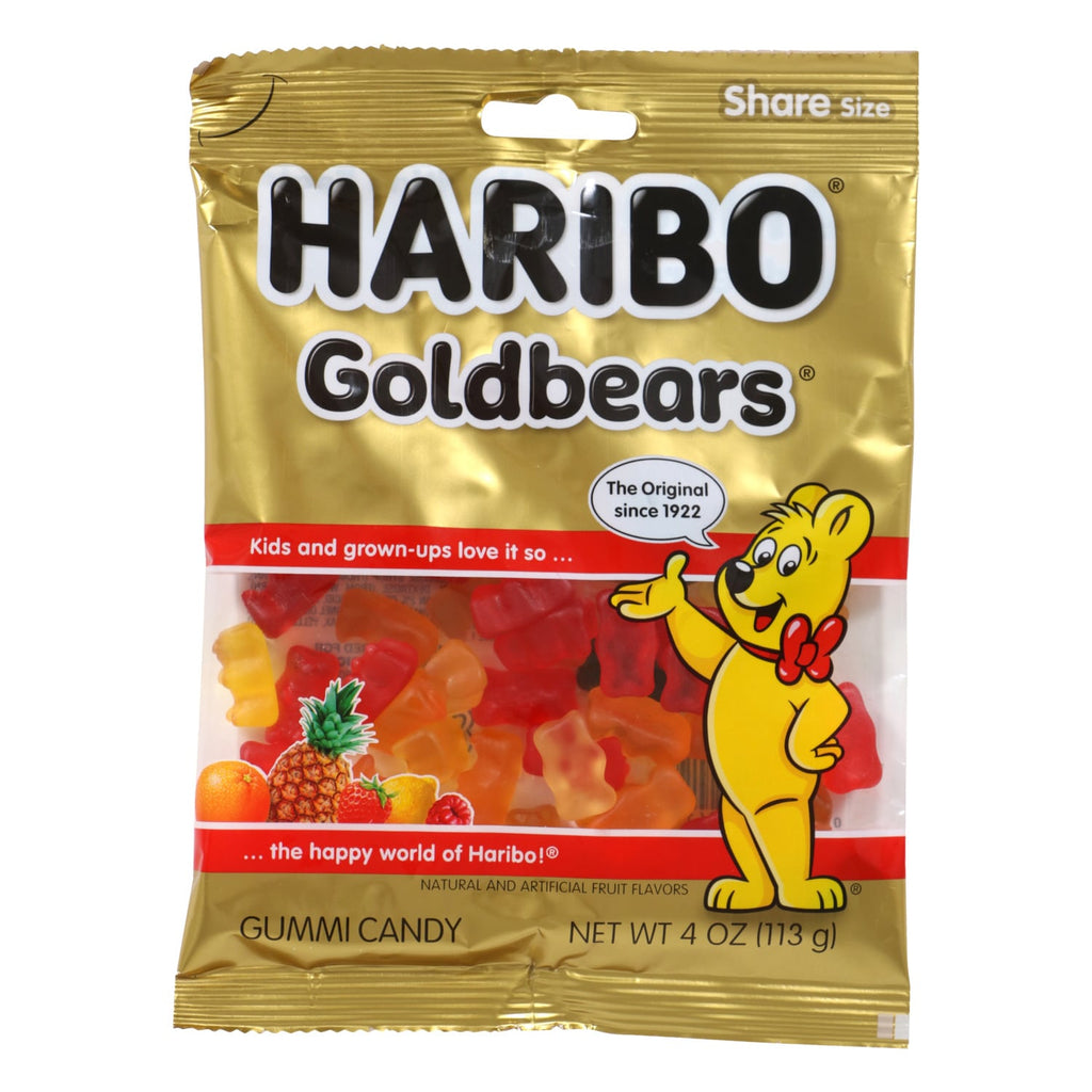 Haribo Goldbears Gummy Bear Candy, 4 oz.