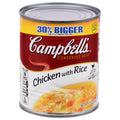 Campbellâs Condensed Chicken with Rice Soup, 13.8-oz. Cans