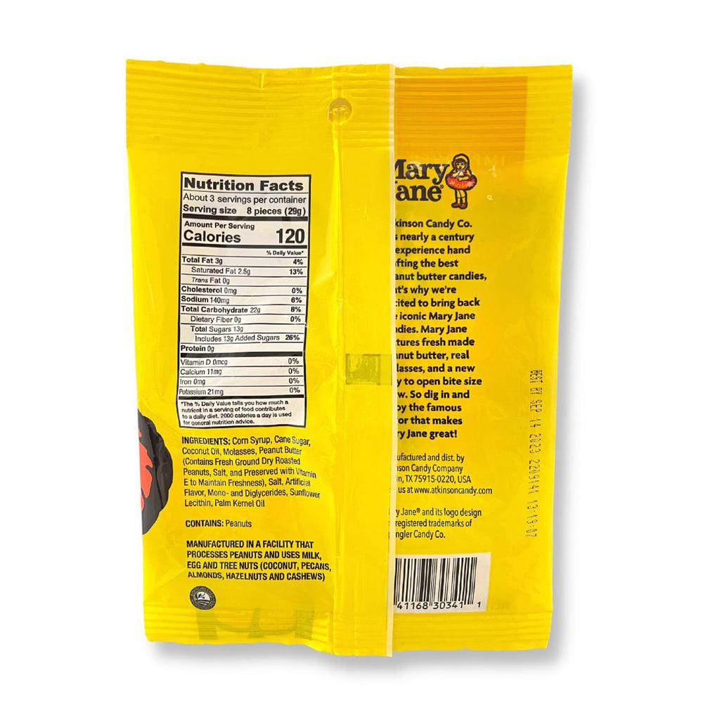 Mary Jane Molasses &amp; Peanut Butter Candy, 1-ct.