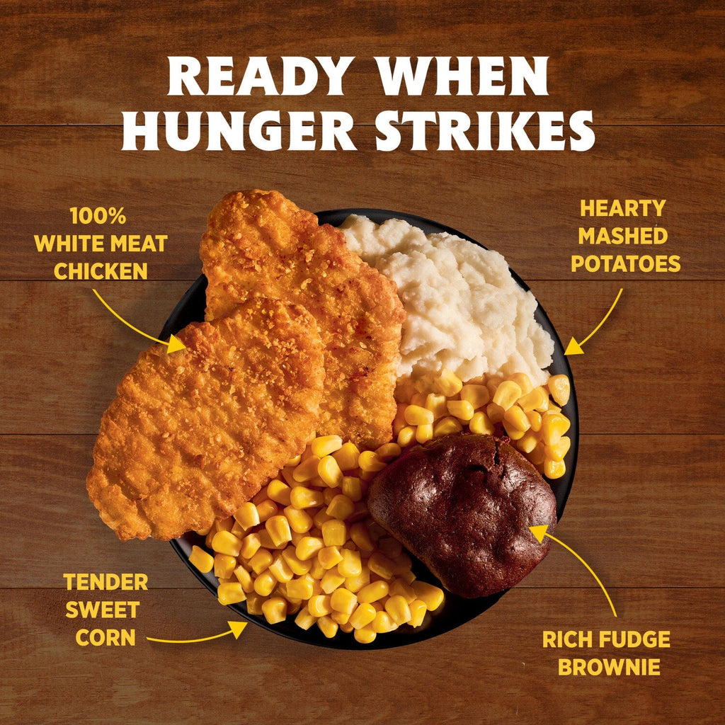 Hungry-Man Boneless Fried Chicken, 27g Protein Per Serving, Frozen Meal, 16 oz