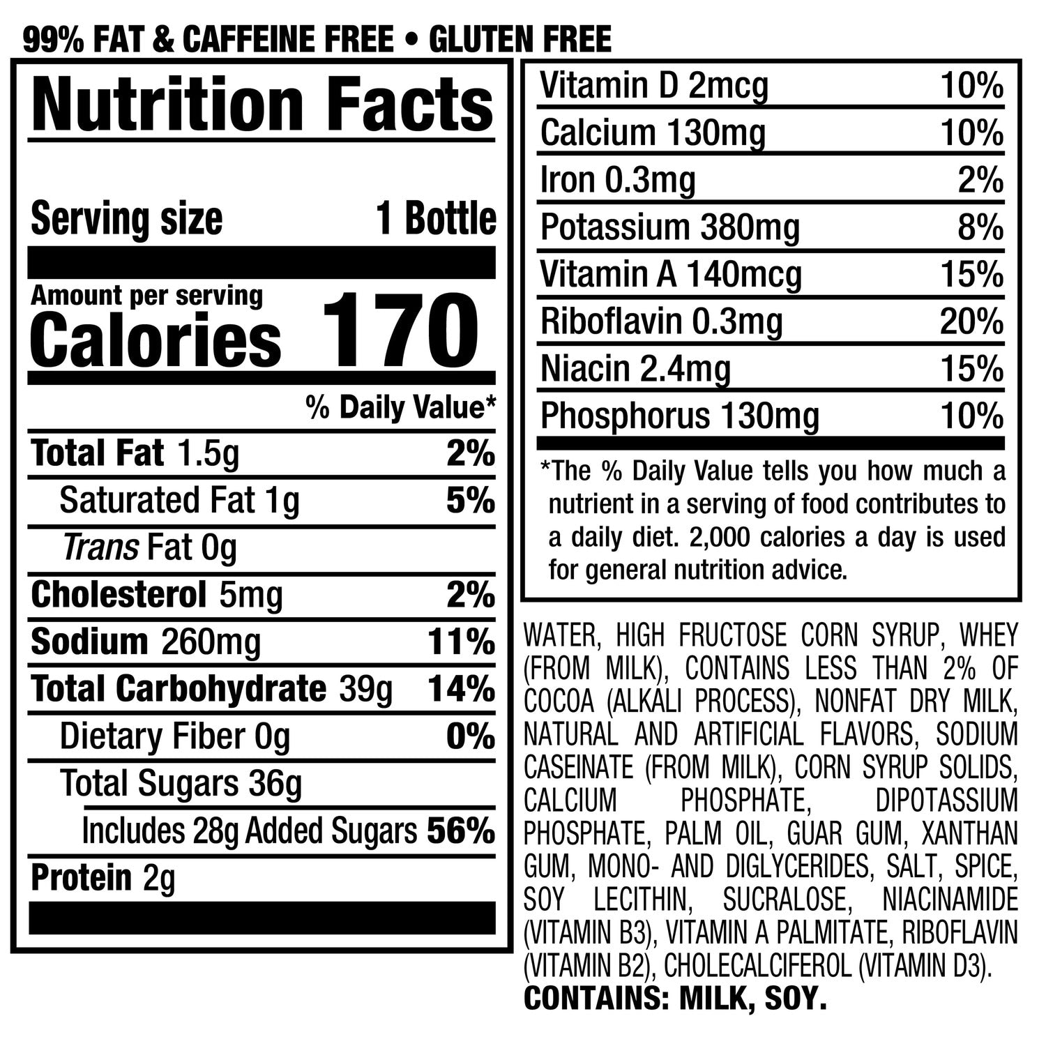 Yoohoo Chocolate Drink, 12-oz Bottles