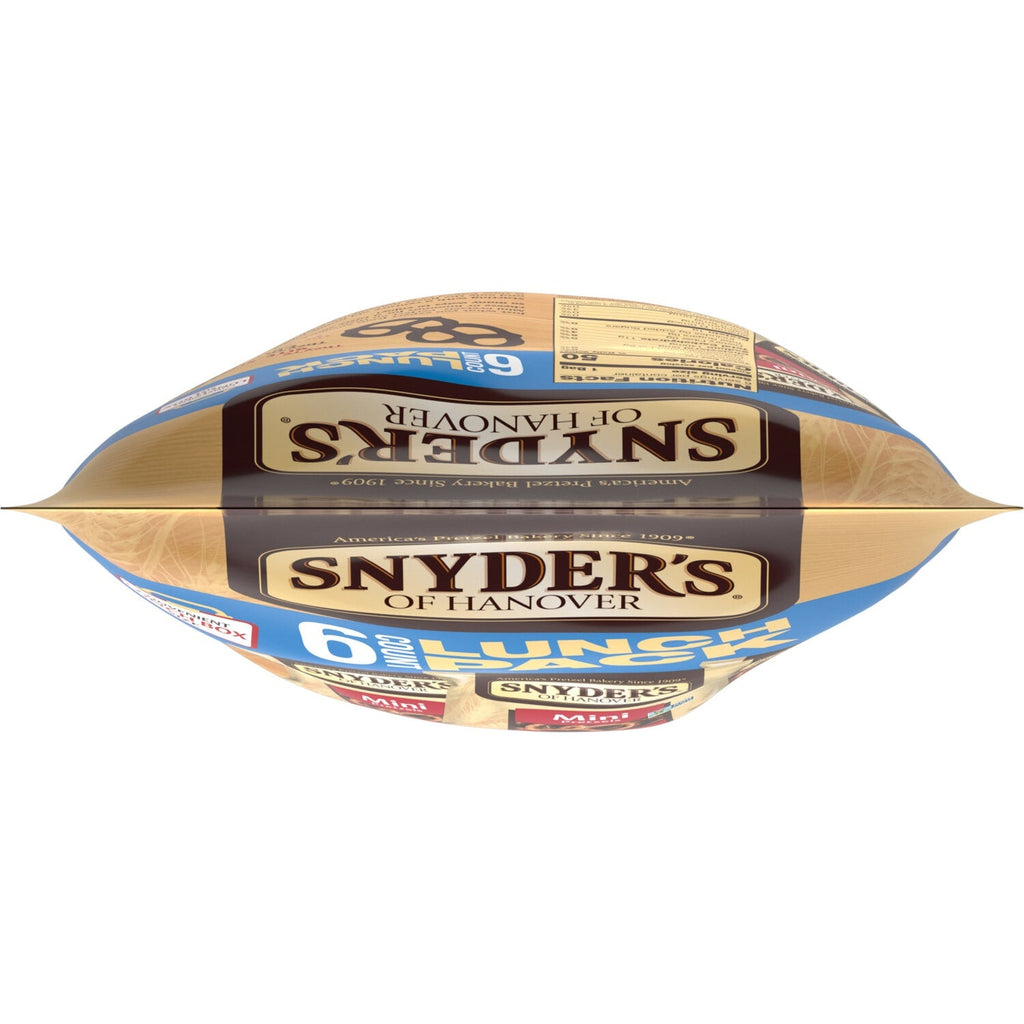 Snyder's of Hanover, Mini Pretzels, Lunch-Box Sized Snack Packs, 6 Pack