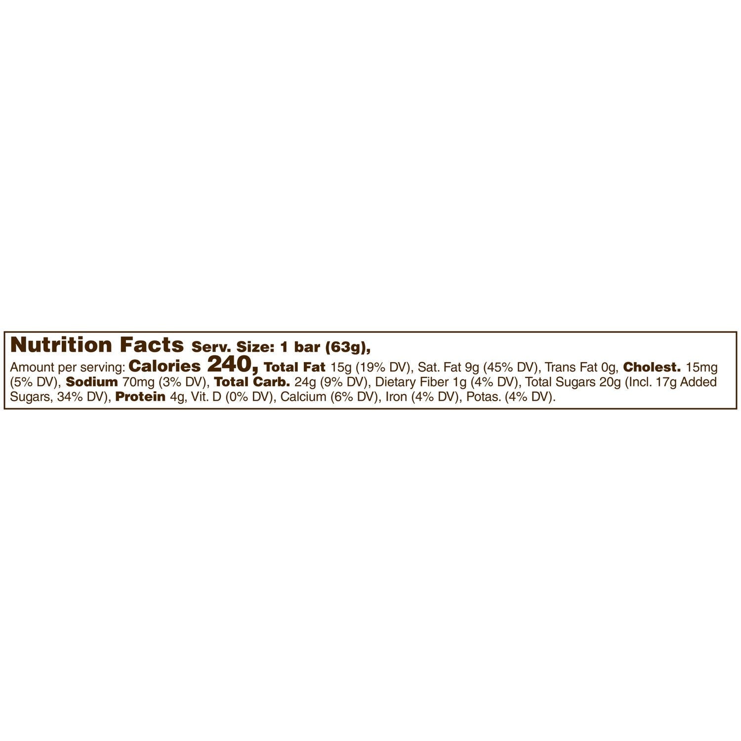 Snickers Ice Cream Flavor Snack Bar, 1-ct.