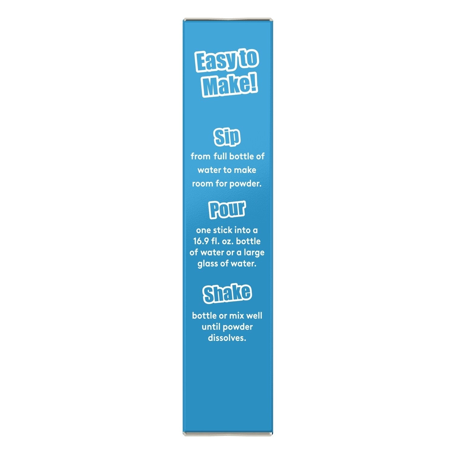 Icee Blue Raspberry-flavored Drink Sticks, 6-pc Pack.
