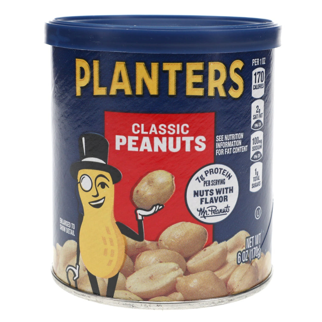 Planters Classic Peanuts, 6 oz. Containers