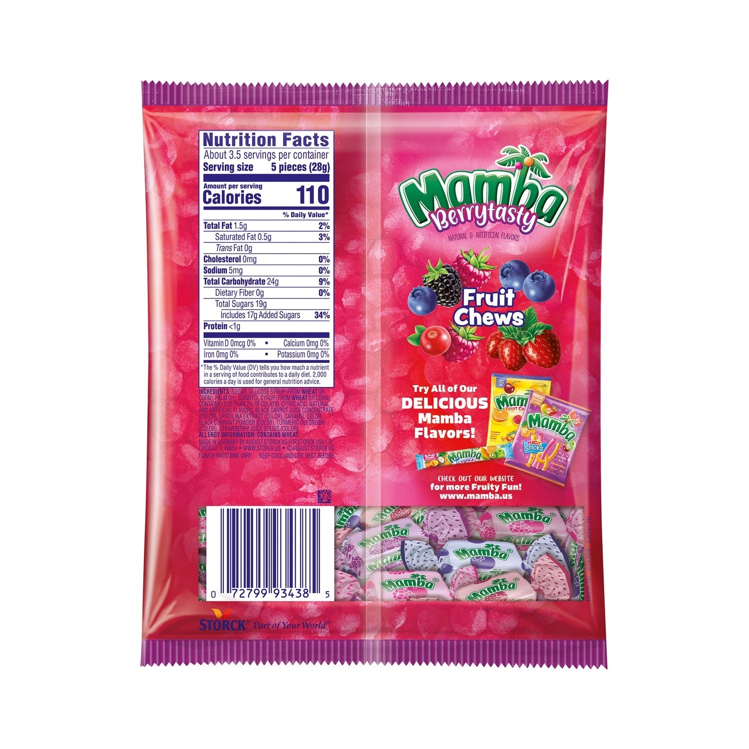 Mamba Berry Tasty, 3.5 oz.