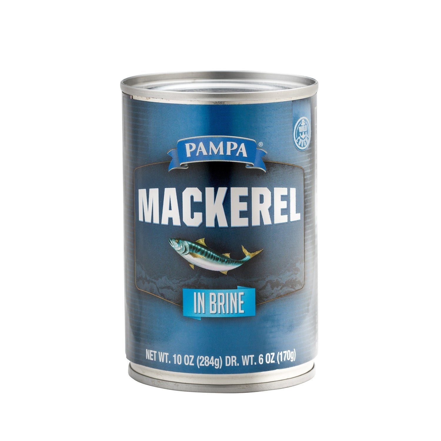 Pampa Mackerel In Brine, 10 oz. Cans