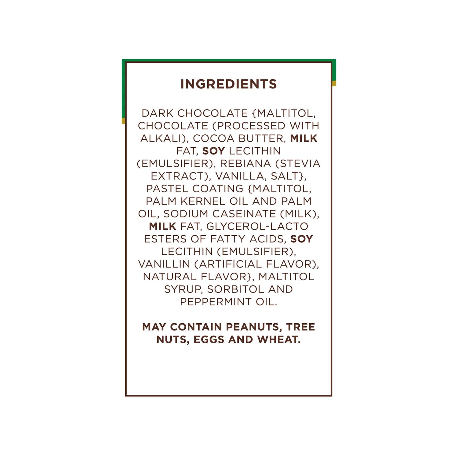 Russell Stover Sugar Free Mint Chocolate Candy, 1-ct.