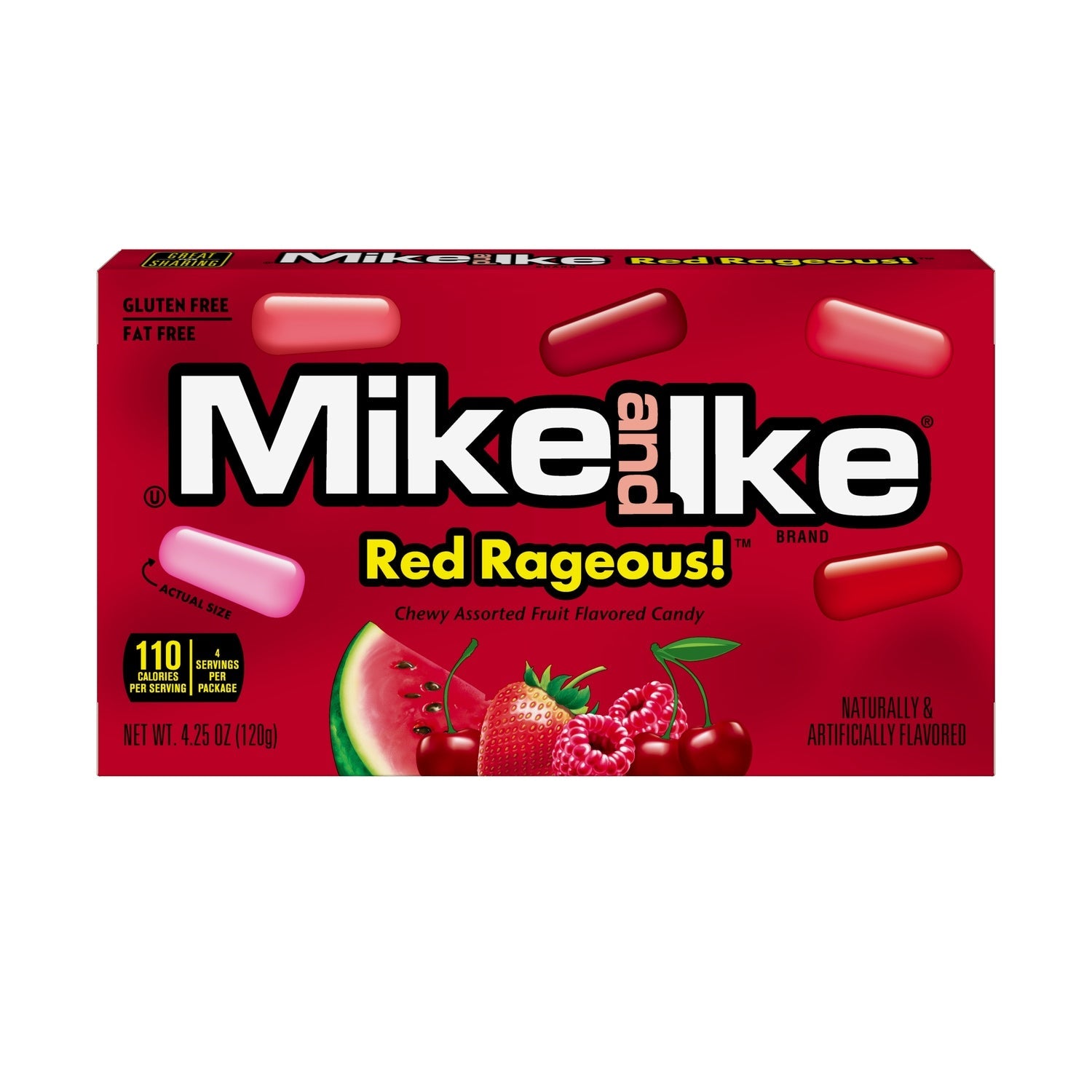 Mike And Ike Red Rageous Candy, 4.25 oz.