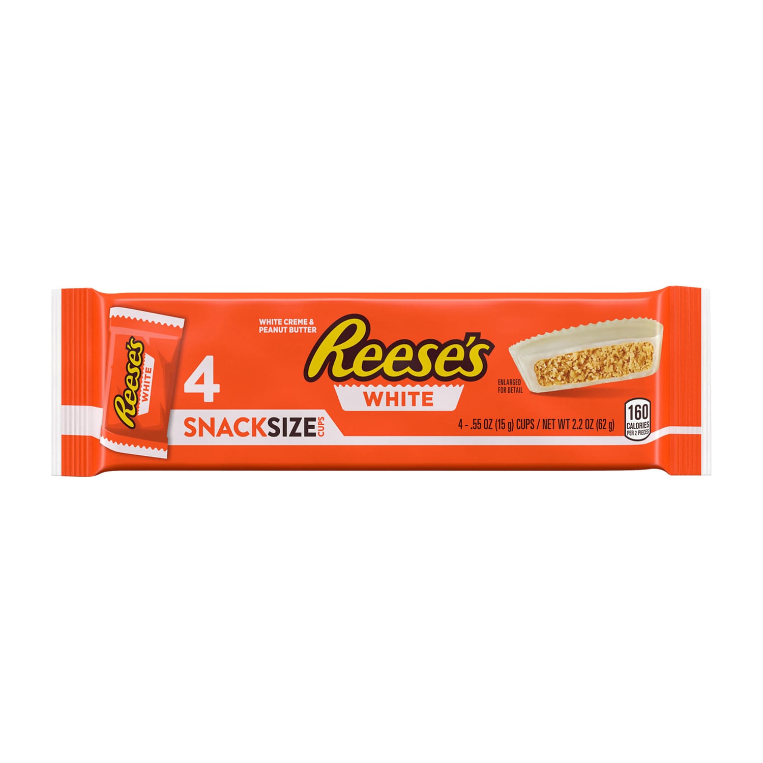 Reese's White Cream Peanut Butter Candies, 4-pc Pack.