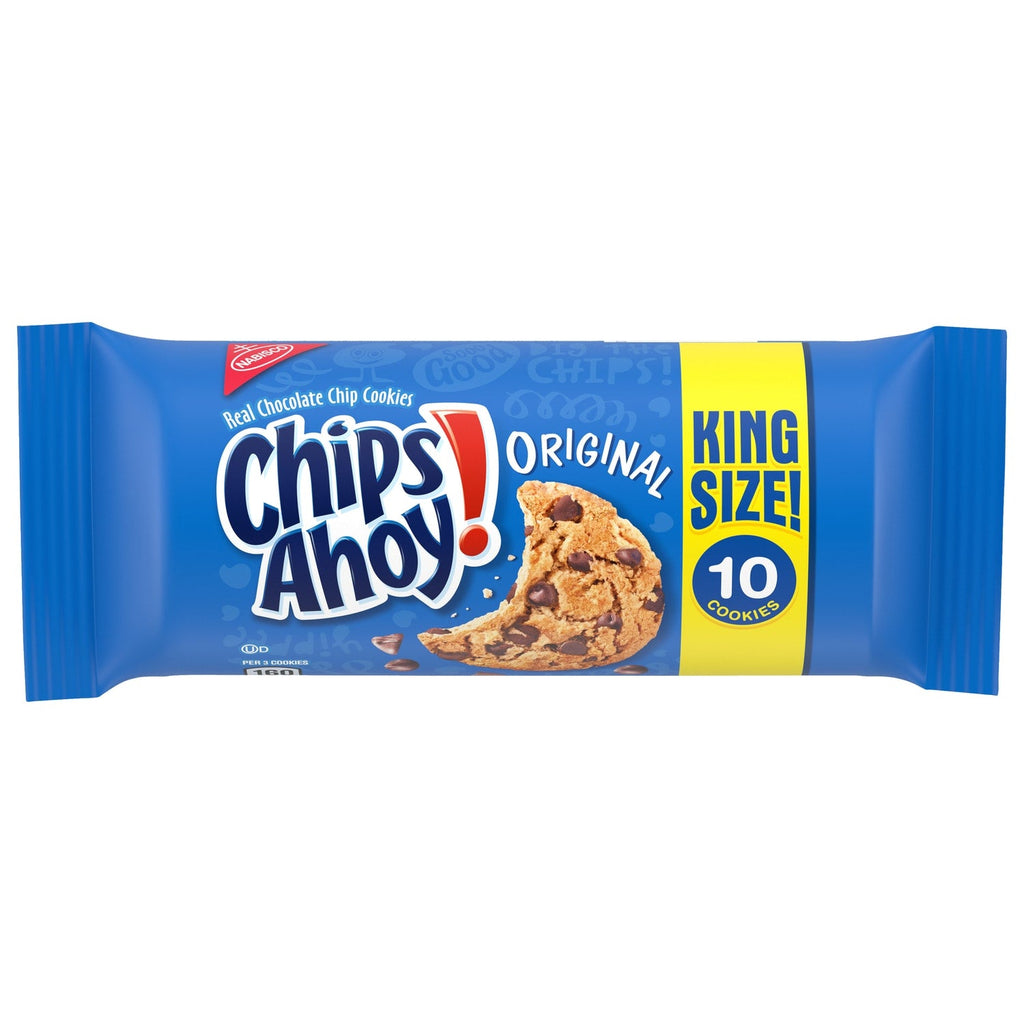Nabisco King-Size Chips Ahoy! Original Chocolate Chip Cookies, 10-ct.
