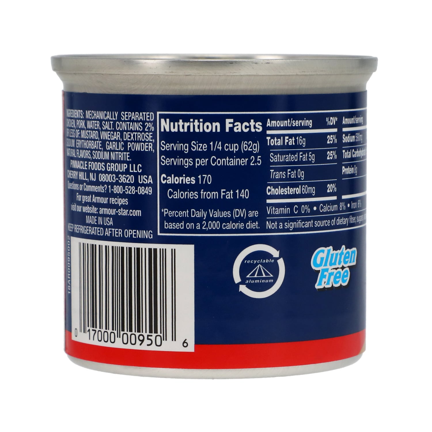Armour Star Potted Meat, Canned Meat, 5.5 oz.