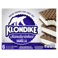 Klondike Vanilla Ice Cream Sandwiches, 6-pc Pack.