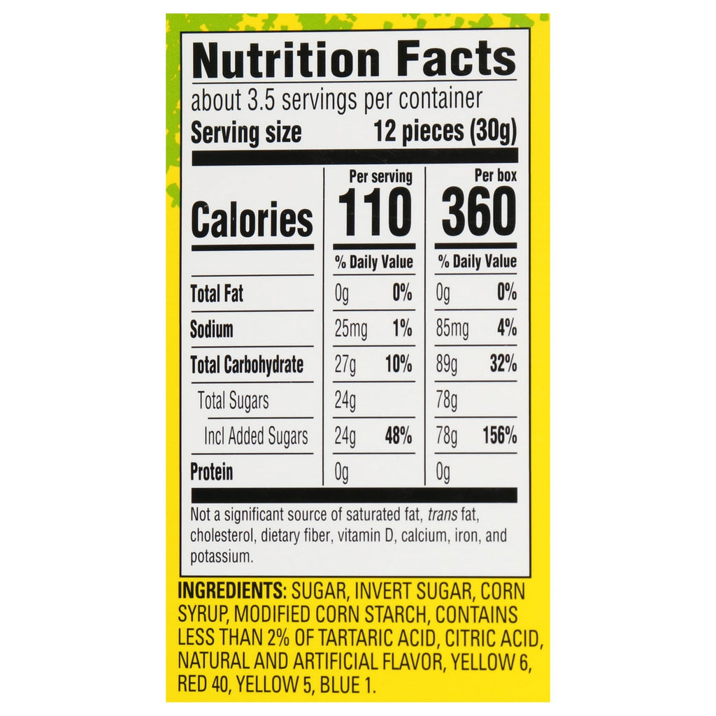 Sour Patch Kids Candy, 3.5 oz. Boxes